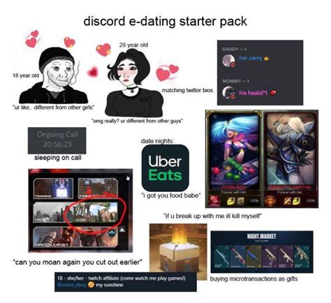 Discord E Dating Starter Pack Rstarterpacks