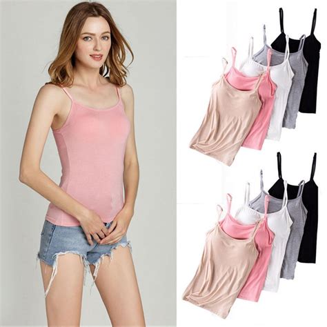 Summer Sexy Camis Women Crop Top Sleeveless Shirt Sexy Slim Lady Bralette Padded Tops Strap