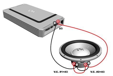So if you are using two 4 ohm woofers. How To Install A Car Subwoofer And AMP In 11 Easy To Follow Steps - Mr Vehicle