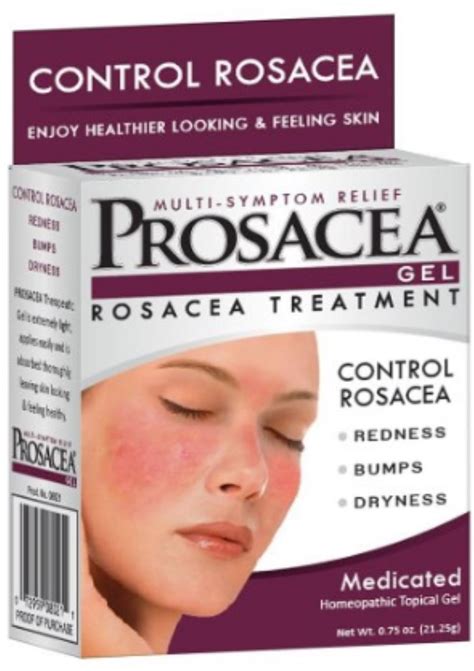 Prosacea Rosacea Treatment Homeopathic Topical Gel 75 Oz Pack Of 3