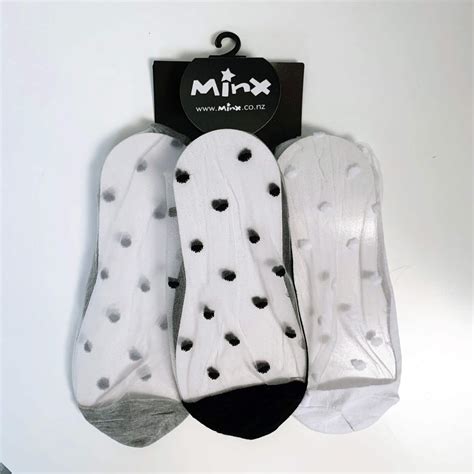 Minx Sheer Spot Socks 3 Pack Superminx