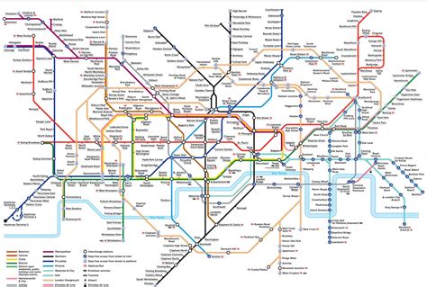 Tfl Tube Map London Underground Map