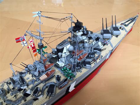 Battleship Bismarck Platinum Limited Ed Plastic Model Military Ship