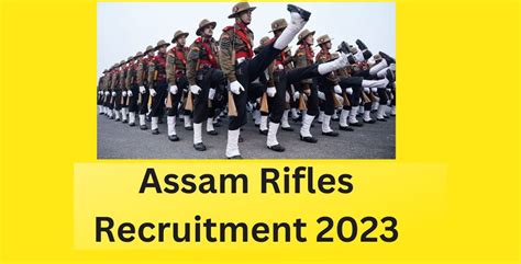Assam Rifles Recruitment Technical Tradesman GD Vacancies