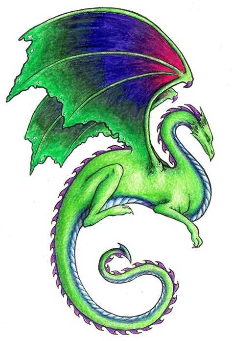 Dragon Colored By Sploomph On Deviantart
