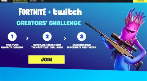 Fortnite Twitch Rewards Fortnite Creators Challenge