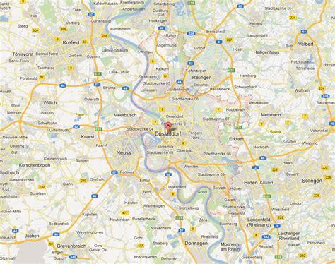 Dusseldorf Map