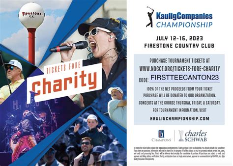 Kaulig Companies Championship Tickets Fore Charity Available Until