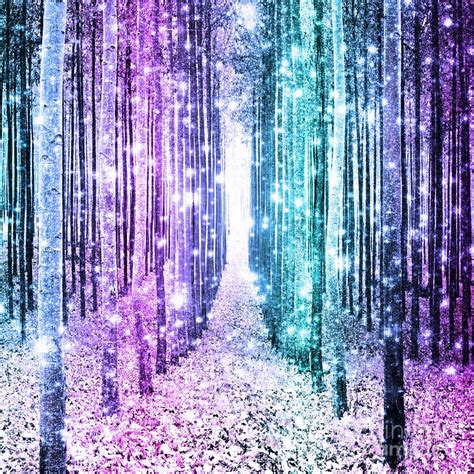 Pastel Magical Forest Path Digital Art By Johari Smith