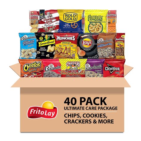 Frito Lay Ultimate Snack Care Package Variety Assortment Of Chips