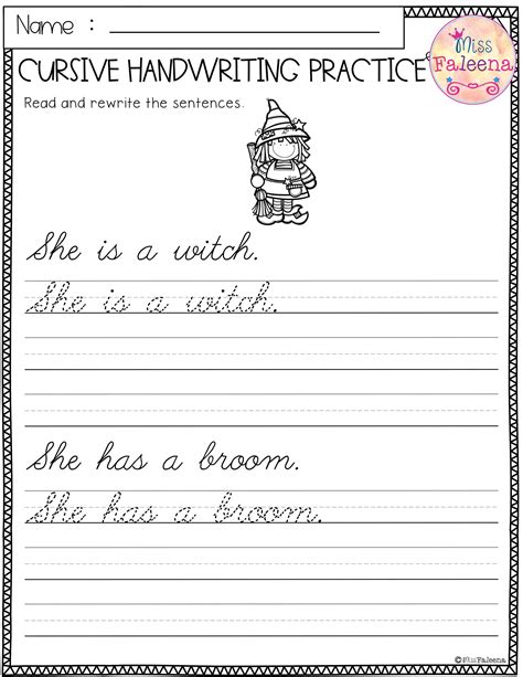 Handwriting Worksheets For 2nd Grade Thekidsworksheet