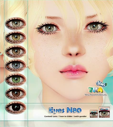 My Sims 3 Blog Eyebrows Eyes And Lipstick By Tifa