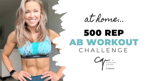 500 Reps Ab Challenge Ab Workout At Home Youtube