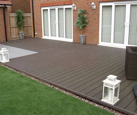 Wpc Decking Hollow Outdoor Composite Wood Decking