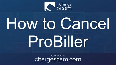 Probiller is an industry leader in online payment gateway services. How to Cancel ProBiller - chargescam.com