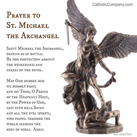 St Michael The Archangel Prayer Archangel Prayers Archangels St