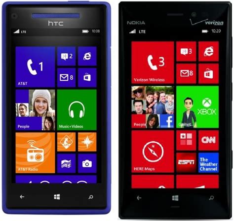 Htc Windows Phone 8x And Nokia Lumia 928 Available For Free At Verizon