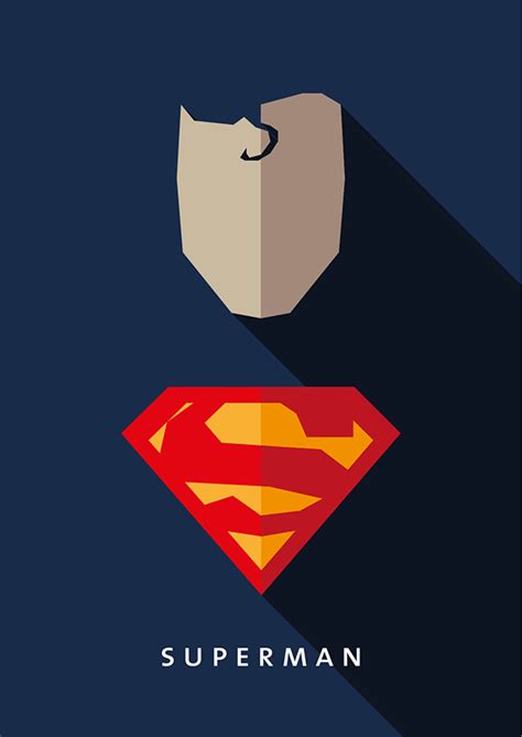 Minimalist Superhero Poster