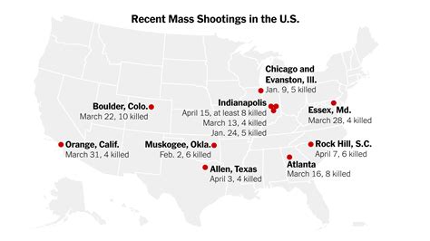 Mass Shootings In The United States In 2021 The New York Times