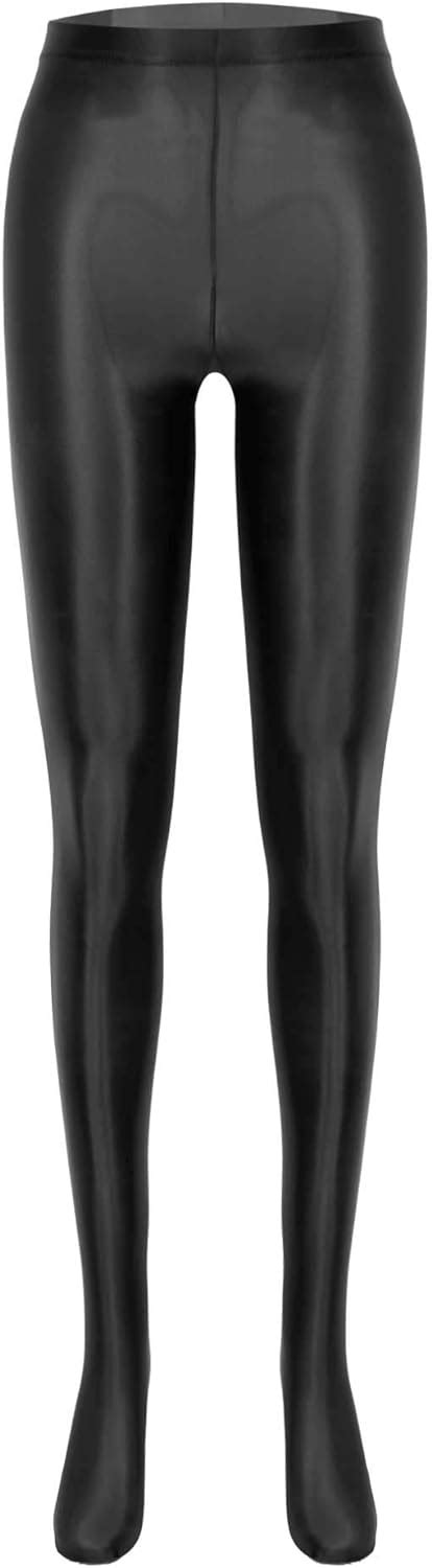 freebily women s ultra stretch silk stockings footed long pants shiny pantyhose tights leggings
