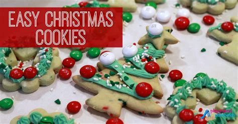 Not only are these christmas cookies delicious, but they are great for gifting to family, friends and neighbors or leaving out for santa. Easy Christmas Cookies