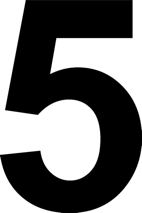 Number 5 Clipart Free Download On Clipartmag