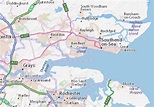 MICHELIN-Landkarte Canvey Island - Stadtplan Canvey Island - ViaMichelin