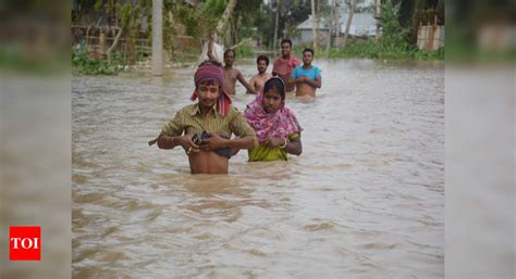 Five Drown In Assam Floods Toll Touches 11 Guwahati News Times Of