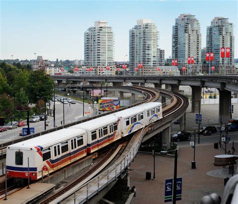 Skytrain Plan Du Métro De Vancouver Canada