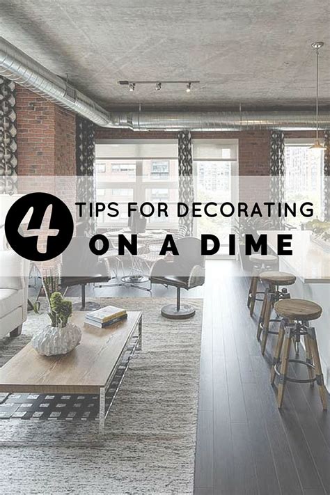 Four Tips For Decorating On A Dime Decorating On A Dime Decor