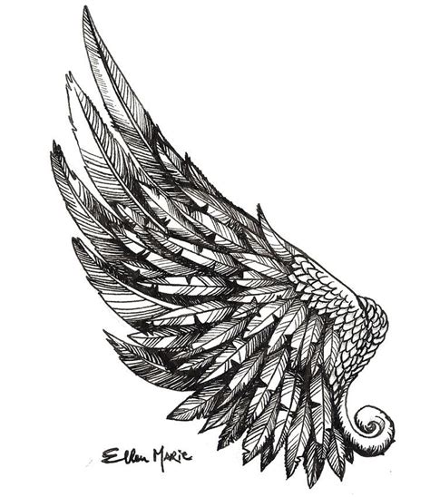 10 Dibujos De Alas De Angel Para Tatuar