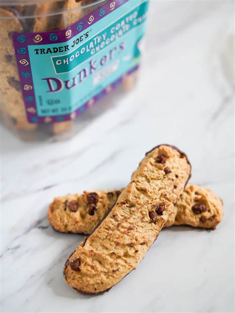 Sweet On Trader Joes Sunday Chocolatey Coated Chocolate Chip Dunkers