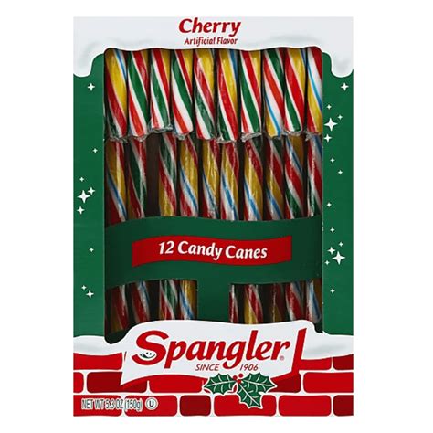 Multi Colored Cherry Candy Canes Gluten Free Ou Kosher Classic