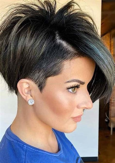 Short hair is increasingly popular because in addition to providing a lot of style and sophistication, it is easy to handle and low maintenance. Trendy Undercut Short Pixie Haircut Styles for Women in ...