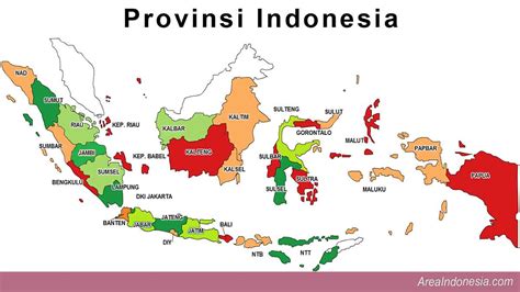 Daftar 37 Provinsi Dan Pulau Besar Di Indonesia Update Area Indonesia