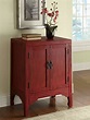 Transitional Red Cabinet