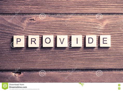 Business Provide Concept Stock Image Image Of Letter 79639131
