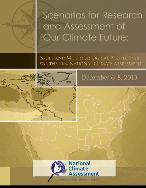 National Climate Assessment Scenarios For Research And Assessment Of