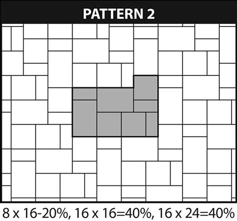 Columbia Slate Pattern 2 Paver Patterns Paving Pattern Tile Design