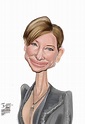 Cate Blanchett Funny Caricatures, Celebrity Caricatures, Pop Art ...