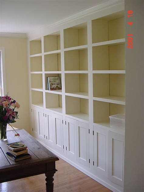 Skip to main search results. Floor to ceiling built ins, with bookshelves and cabinets ...