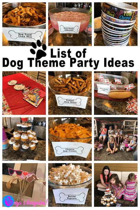 Dog Themed Party Food And Party Ideas Enzas Bargains