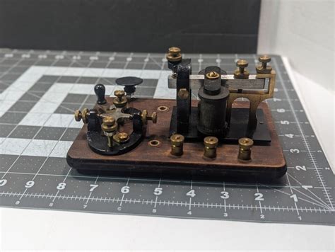 Vintage Signal Electric Telegraph Key And Sounder Learner Menominee