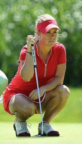 Lpga Attractivefemalegolfer Ladies Golf Clothes Girls Golf Golf Outfit