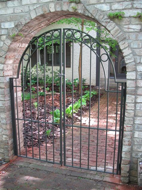 Anchor Iron Company Small Courtyard Gardens Garden Gates Garden Arch