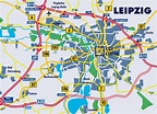 Map Of Leipzig Germany