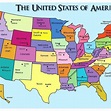 United States Map With Capitals Printable | Ruby Printable Map