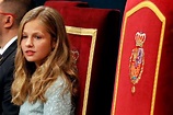Il primo discorso della figlia del re, Leonor di Spagna incanta a soli ...