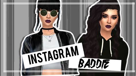 The Sims 4 Create A Sim Instagram Baddie Youtube