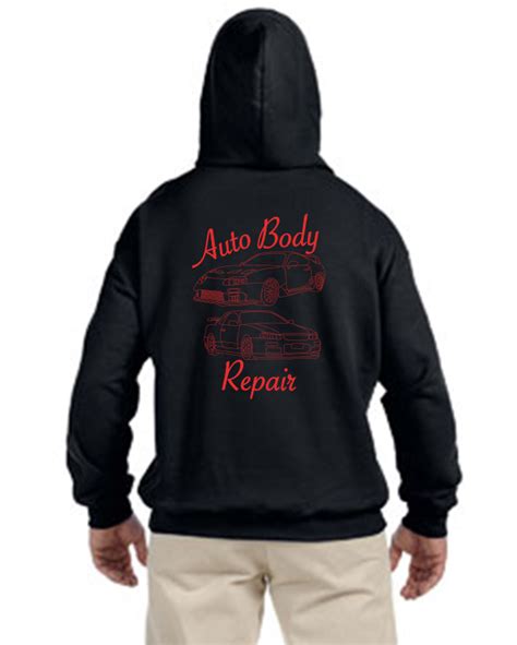 Gildan Hoodie With Auto Body Repair Logo